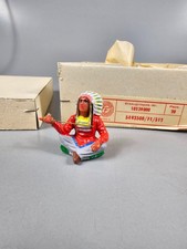 DDR Gummi Indianer Grauer Bär rot/grau Richard Hopf NEU unbespielt