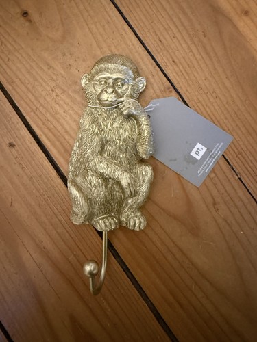 Monkey kleiderhaken gold - monkey,