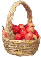 Puppenstube Erdbeeren im Korb Miniatur Laden Markt Zubehör 1:12