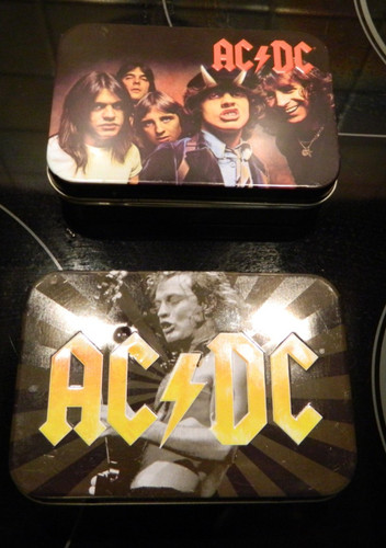 Metalldosen set 2 stück - ac/dc,