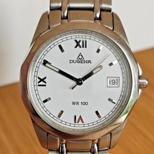 DUGENA STEEL DIVER, Vintage 80er Jahre, Datumsanzeige