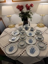 asiatisches Teeservice 22rlg. sehr dünnes feines Porzellan mit Geisha am Boden