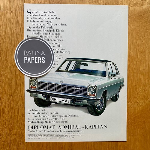1969 opel diplomat admiral - diplomat,