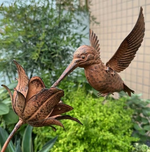 Gartendeko kolibri rost - kolibri,