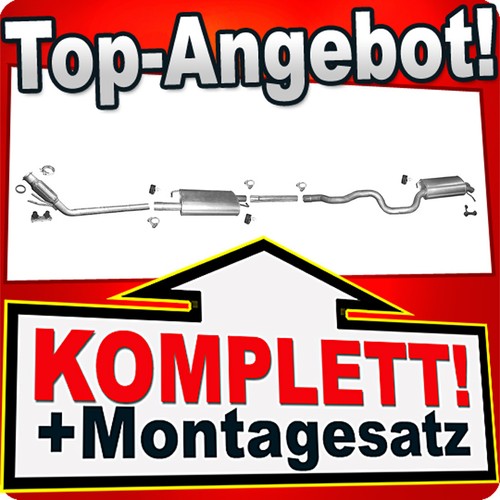 Auspuff für transporter t5 - auspuff,