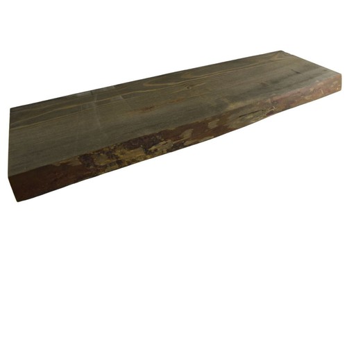 Wandregal massivholz grau - wandregal,