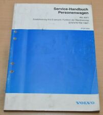 Volvo S70 V70 TDI Zusatzheizung 912-D Standheizung ab 1997- Werkstatthandbuch 