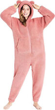 CityComfort Jumpsuit Onesie Overall Teddy Plüsch Pink Gr. XL 44 46