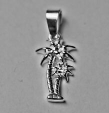 Eleganter Silberanhänger - Palme - Palmen - Neu - 925 Sterling Silber - Silver