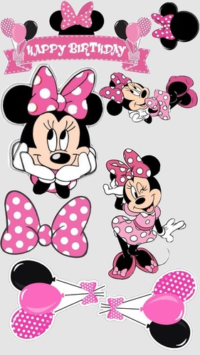 Minnie mouse tortenaufleger - mouse,