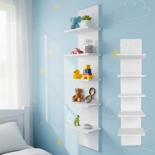 Regal-Einheiten,Schwebende Regale,Lagerung Ordner Regale für Schlafzimmer Deko