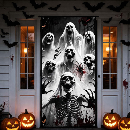 Halloween türbanner 90x200cm - türbanner,