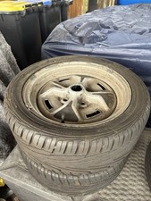 5x 14 Zoll retro Fiat 131 Mirafiori Sportstahlfelgen Selten!! 