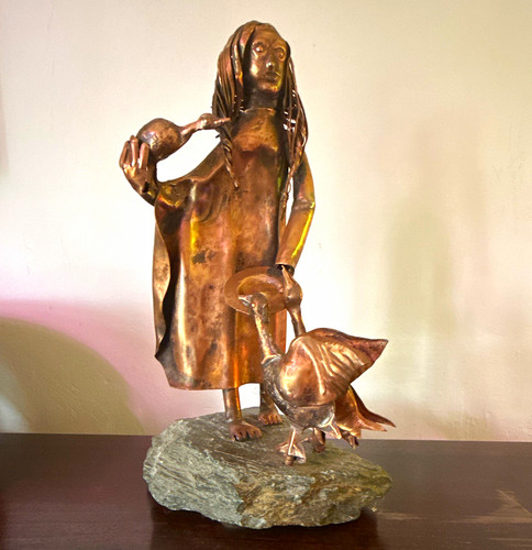 Bronze skulptur statue - bronze,