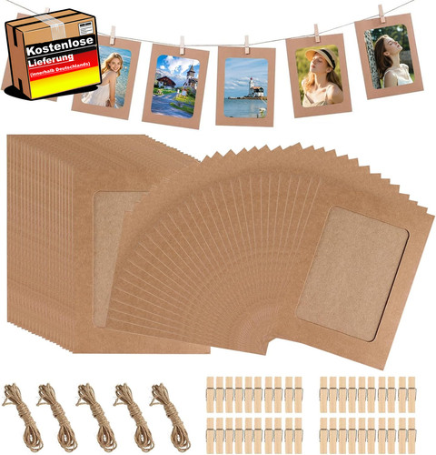 Fotogirlande set mit - fotogirlande,