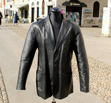 Herren lederjacke schwarz