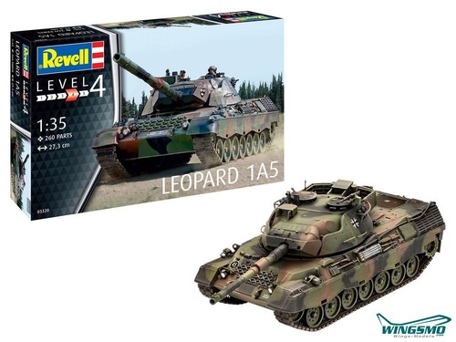 Revell militär leopard 1a5 - revell,