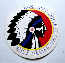 Werbe-Aufkleber Karl May