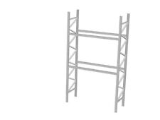 Dexion P 90 Palettenregal Höhe 2.000 mm Lagerregal Stahlregal Schwerlastregal