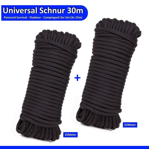 Paracord campingseil schnur - 2x,