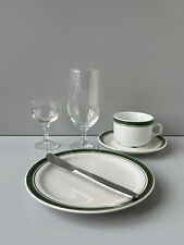 RATIONELL Herrengedeck Porzellan Teller Bierglas Schwepnitz DDR Mitropa NVA ABS