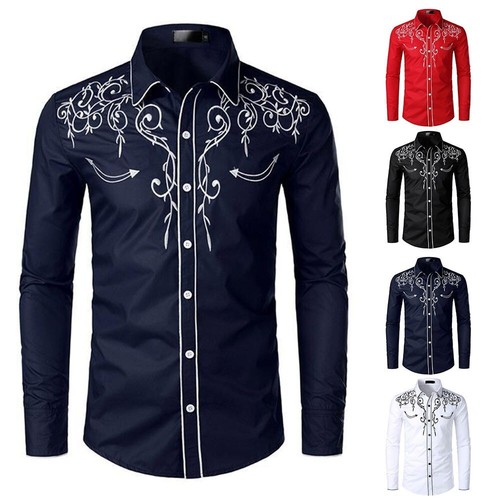 Herren western cowboy - herren, hemd