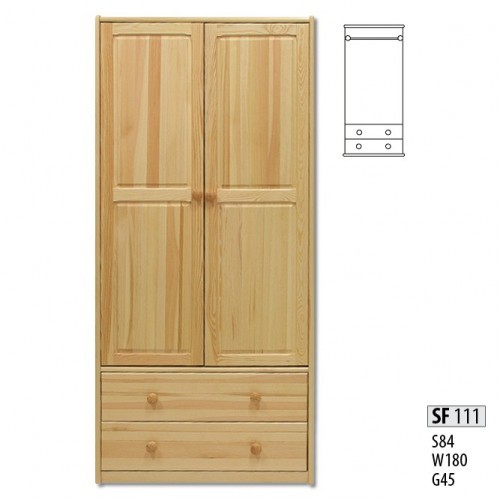 Kleiderschrank kiefer schrank - kiefer,