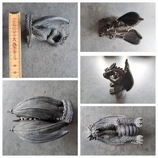 Drachen Figur, grau