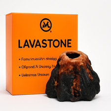 Aquarium Vulkan Luftstein Deko Sprudelbelüfter Fischbecken DE.