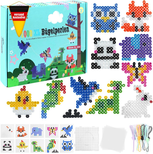 Bügelperlen set 1000 - 10, mm
