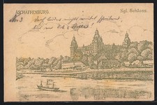 Künstler-AK Aschaffenburg