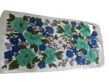 **1  Handtuch -  Retro -   Vintage,  bunt, Blumen*