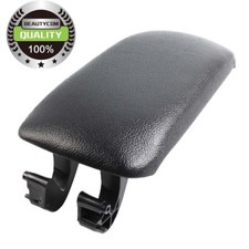 Black Leather Armrest Center