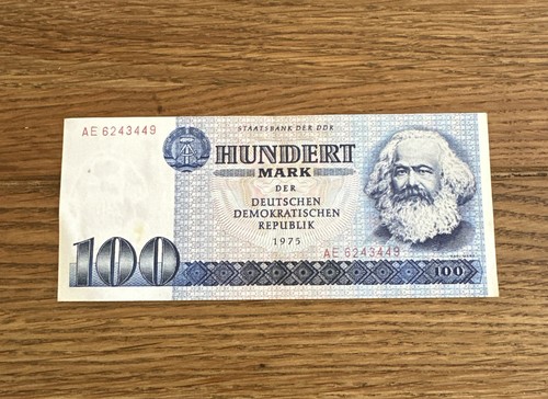 100 mark ddr banknote - mark,
