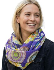 100% Baumwolle Loop-Schal