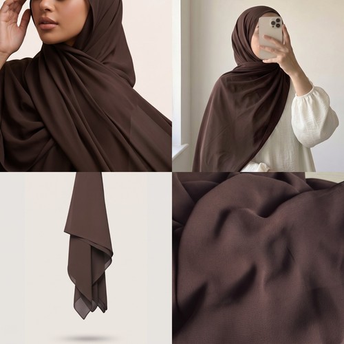 Damen chiffon hijab - chiffon, kopftuch
