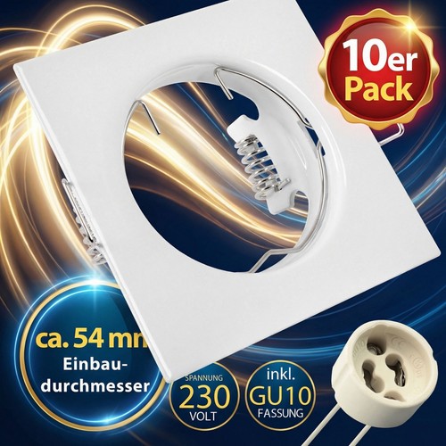 Gu10 einbaustrahler - gu10,