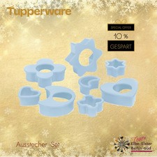 Tupperware Ausstecher Set 8 teilig Ausstechformen Plätzchen Kekse !statt 9,90€!