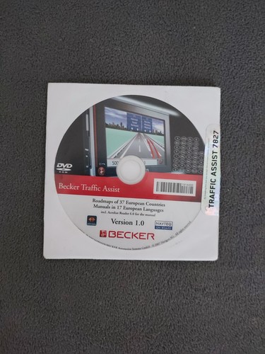 Dvd navigation becker traffic - navigation,