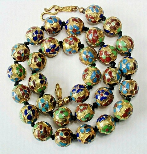 Cloisonne kette halskette - cloisonne,