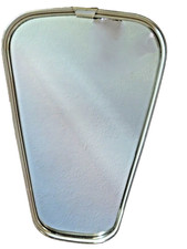 alter Nieren Spiegel Mid Century Wandspiegel 50er Vintage creme/gold 61cm