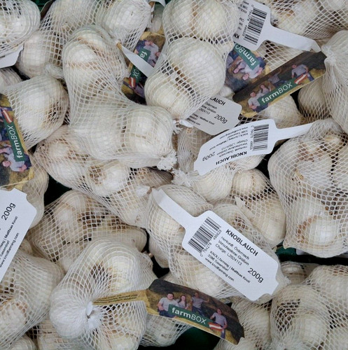Farmbox knoblauch aus - knoblauch,