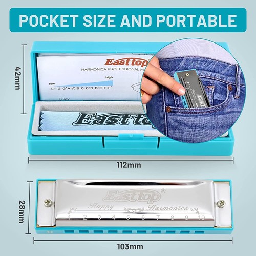 Easttop blues mundharmonika - easttop,