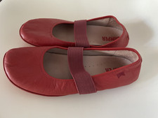 Camper Right Rote Lederballerina Größe 38 +++TOP+++