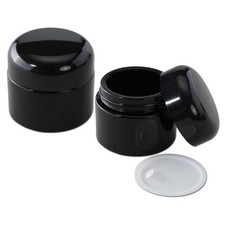 Weithalsdose aus Violettglas