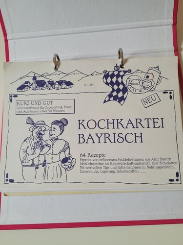 Kochkartei bayrisch - kochkartei, +