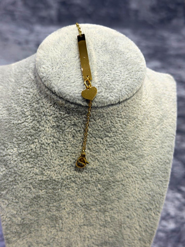 Goldfarbenes kettenarmband mit - goldfarbenes,