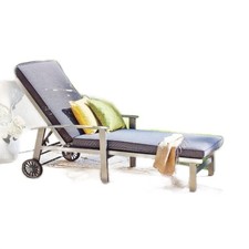 Sunfun Sonnenliege Gartenmöbel Maja Sonnenliege mit Rollen Komfort und Design