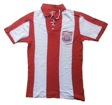 FC Bayern München 1969 Heim Retro Trikot Shirt Neuauflage rot weiß Schnürung S