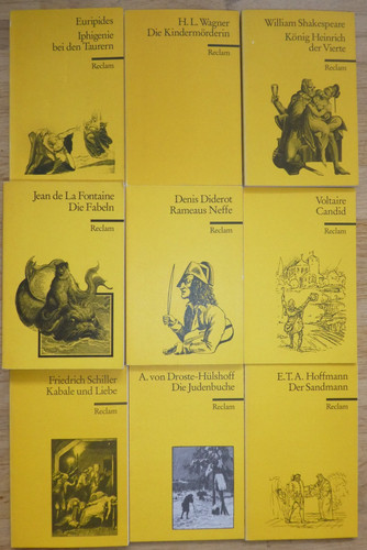 Sammlung bücher reclam la - 9,